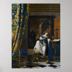 Affiche Johannes Vermeer - Allégorie de la foi