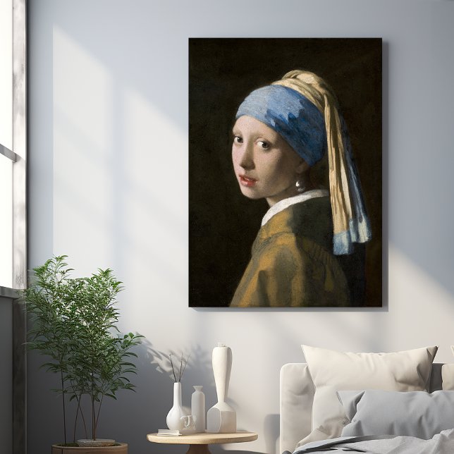 Affiche Johannes Vermeer, fille avec une oreille perle (Créateur téléchargé)