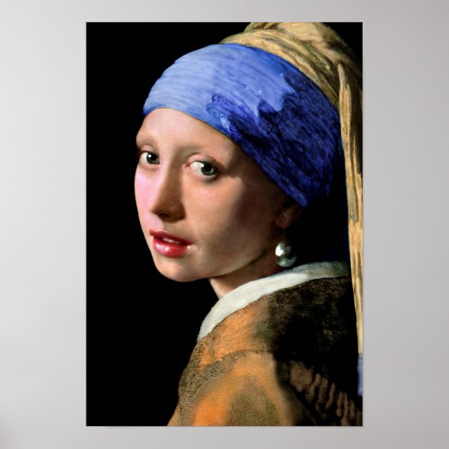 Affiche Johannes Vermeer Girl with a Pearl Earring (Devant)