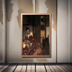 Affiche Johannes Vermeer, Jeunes Femmes Dormant