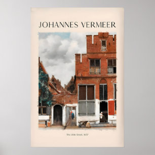 Affiche Johannes Vermeer La Petite Rue657 Scène de Delft