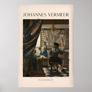 Affiche Johannes Vermeer L'Art de la peinture666 Allégorie