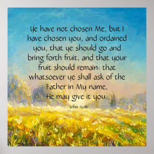 Affiche John 15:16