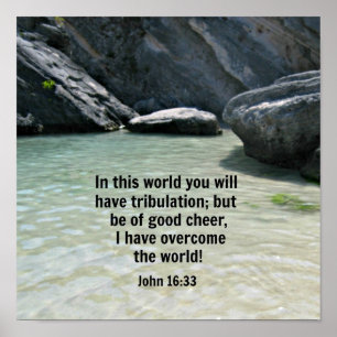 Affiche John 16:33