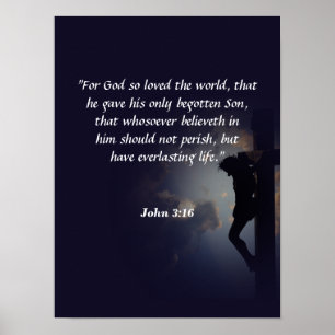 Affiche John 3:16