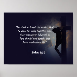 Affiche John 3:16