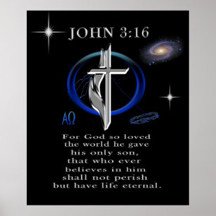 Affiche John 3:16