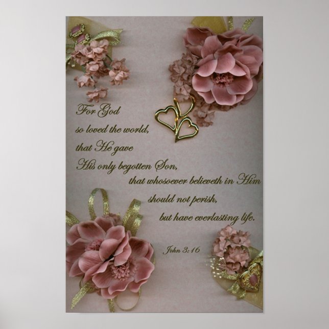 Affiche John 3:16 (Devant)