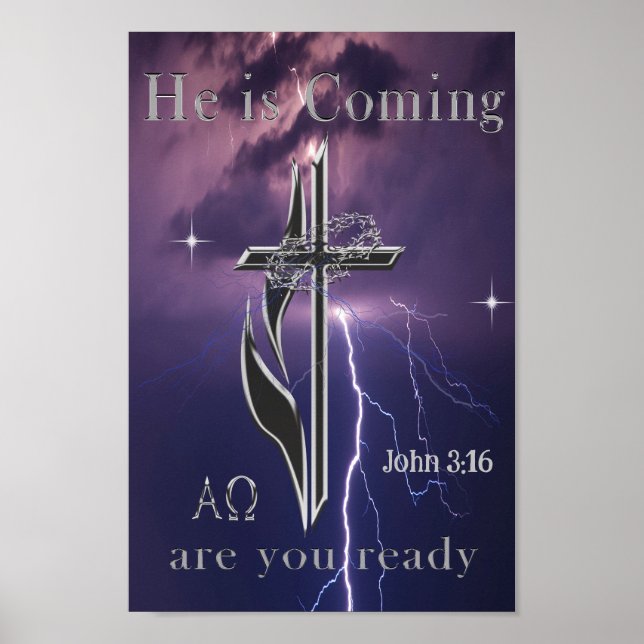 Affiche John 3:16 (Devant)