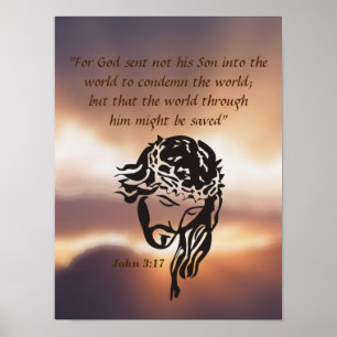 Affiche John 3:17