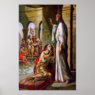 Affiche John 5:1-15 Prenez votre mât et marchez