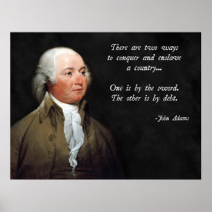 Affiche John Adams Dette et épée
