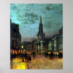 Affiche John Atkinson Grimshaw Blackman Street, Londres