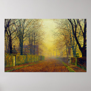 Affiche John Atkinson Grimshaw Evening