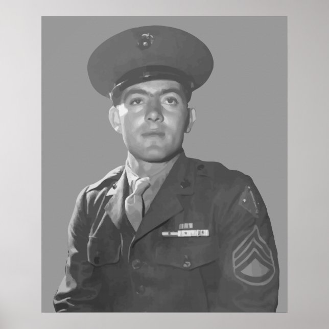 Affiche John Basilone -- Medal of Honor Recipient (Devant)