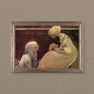 Affiche John Bauer Agneta et le lac King