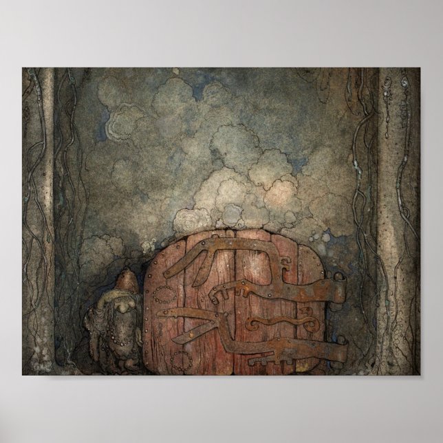 Affiche John Bauer - Bergaporten (Devant)