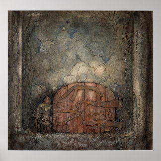 Affiche John Bauer - Bergaporten