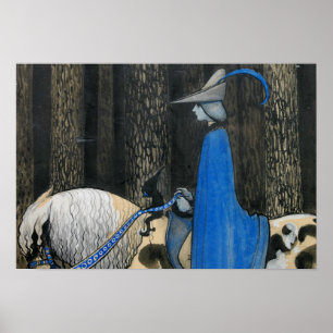 Affiche John Bauer - Every Now and Then