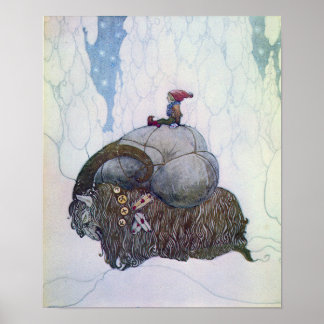 Affiche John Bauer - Julbocken