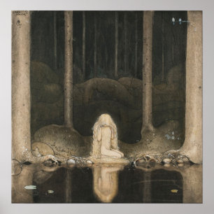 Affiche John Bauer - princesse Tavstarr