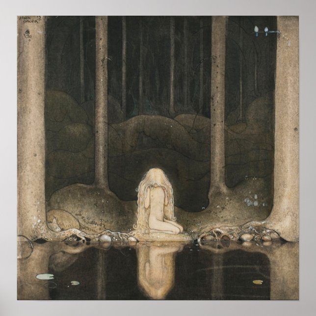 Affiche John Bauer - princesse Tavstarr (Devant)