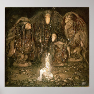 Affiche John Bauer - Trolls