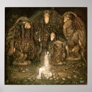 Affiche John Bauer - Trolls