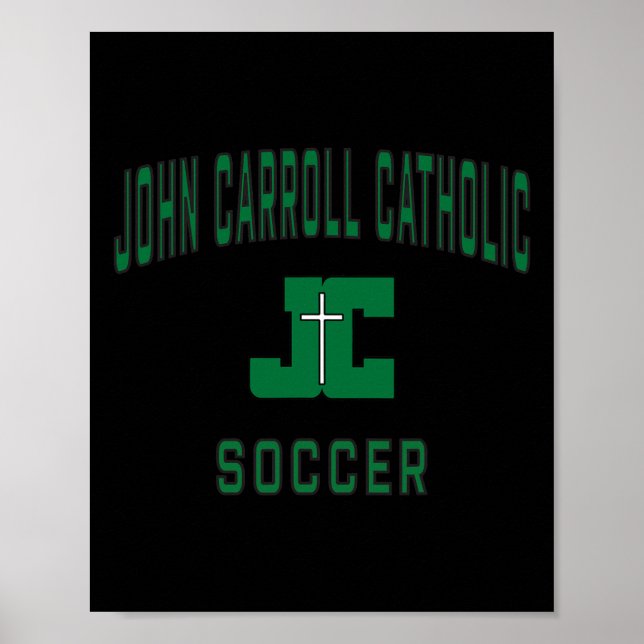 Affiche John Carroll Catholic High School Cavaliers Footba (Devant)