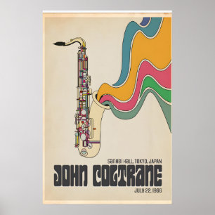 Affiche John Coltrane, Live in Japan 1966 , Tirage Origina