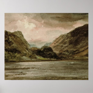 Affiche John Constable   Derwentwater, Cumberland, c.1806