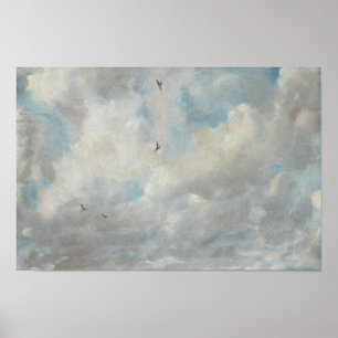 Affiche John Constable - Étude sur le nuage