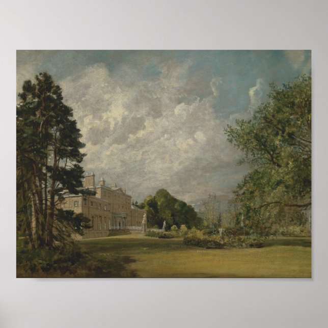 Affiche John Constable - Malvern Hall, Warwickshire (Devant)