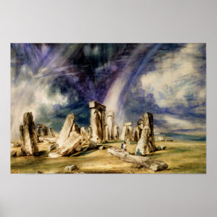 Affiche John Constable - Stonehenge