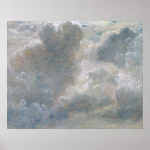 Affiche John Constable   Study of Cumulus Clouds, 1822