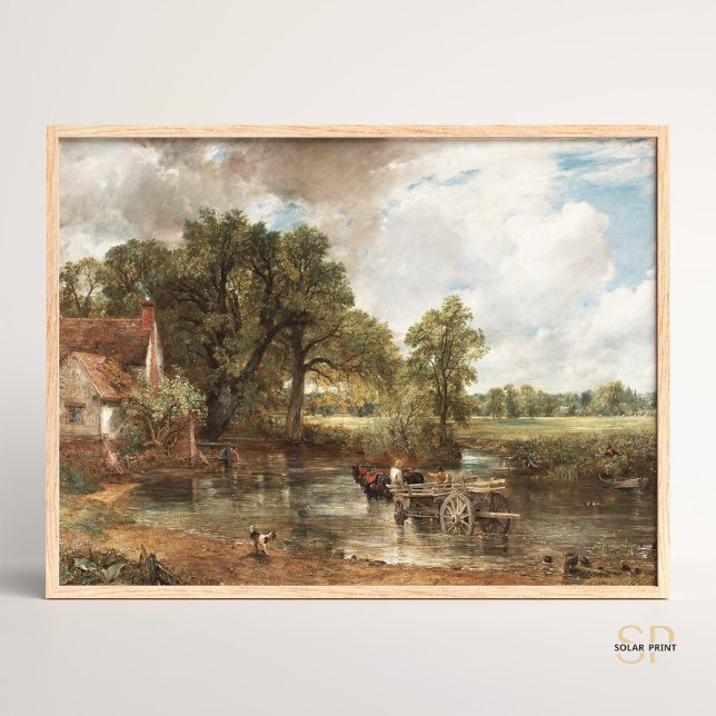 Affiche John Constable The Hay Wain Peinture Art Imprimer (Créateur téléchargé)