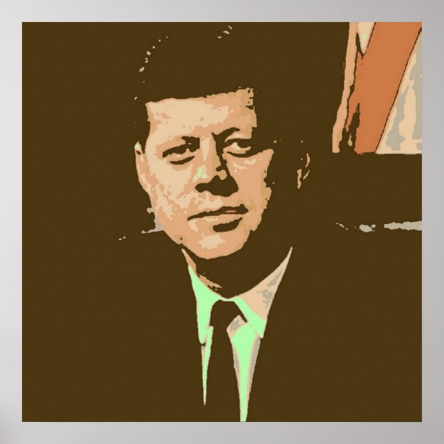 Affiche John F Kennedy (Devant)