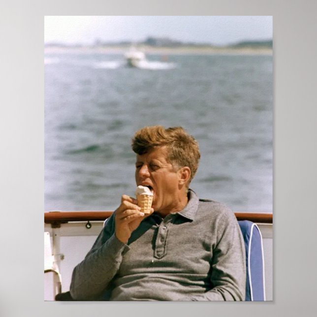 Affiche John F Kennedy Smoking (Devant)