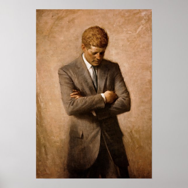 Affiche John Fitzgerald Kennedy par Aaron Shikler (Devant)