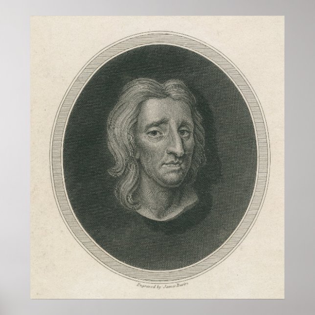 Affiche John Locke, gravé par James Basire (Devant)