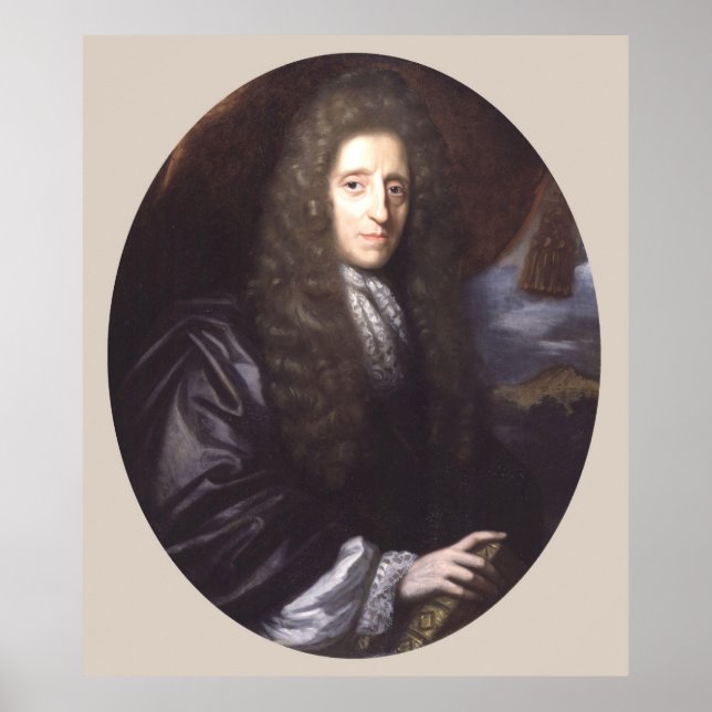 Affiche John Locke par Herman Verelst (Devant)