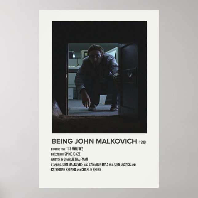 Affiche john malkovich 1999 (Devant)