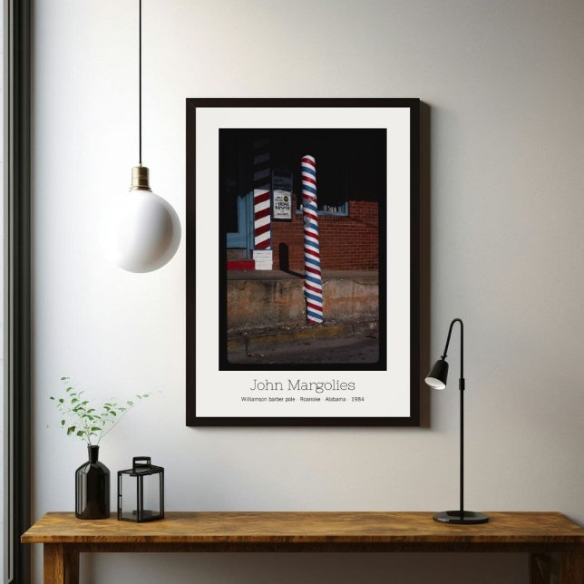 AFFICHE JOHN MARGOLIES - BARBER ROANOKE ALABAMA (Créateur téléchargé)