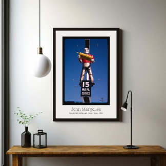 AFFICHE JOHN MARGOLIES - MUFFLERS DALLAS TEXAS