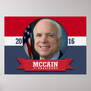AFFICHE JOHN MCCAIN 2016