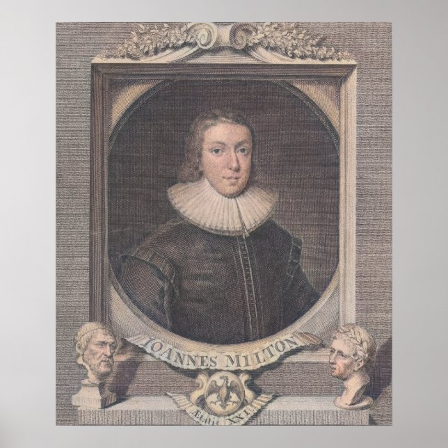 Affiche John Milton - Poète (Devant)