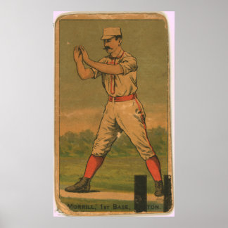 Affiche John Morrill, Boston Beaneaters