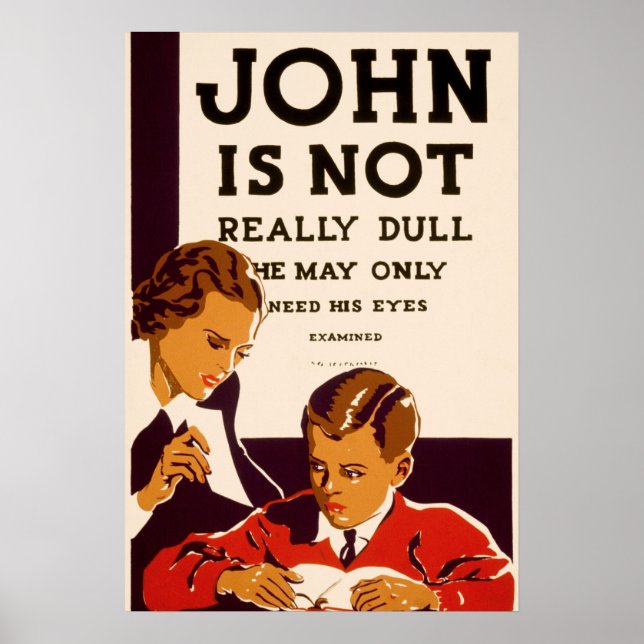 Affiche John n'est pas vraiment triste (Devant)