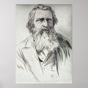 Affiche John Ruskin - Auteur