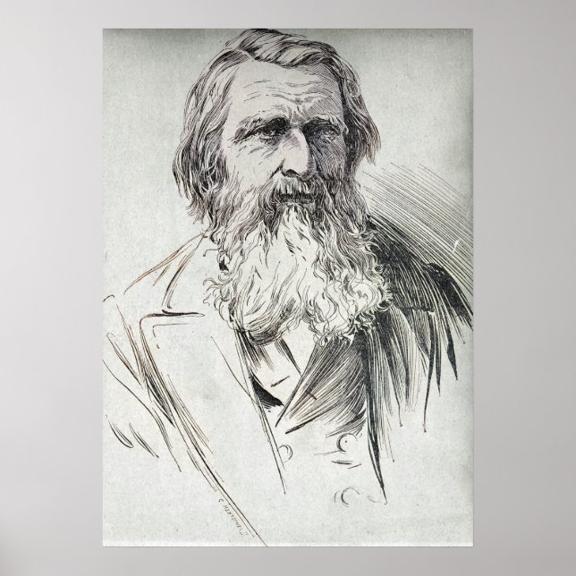 Affiche John Ruskin - Auteur (Devant)